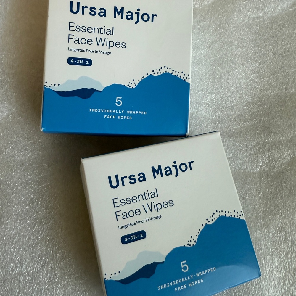 Ursa Major Essential Face Wipes 10 total